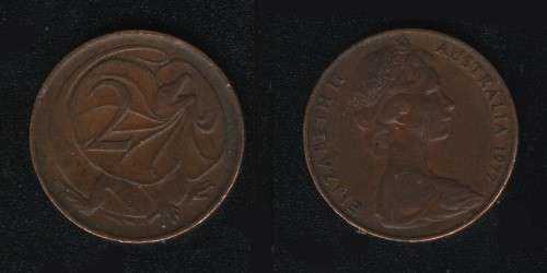 2 цента 1977 Австралия