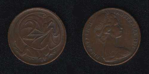 2 цента 1976 Австралия
