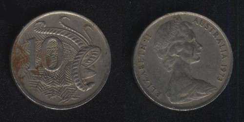 10 центов 1973 Австралия