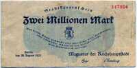 Берлин 2 млн марок 1923 (956) Германия 