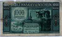 Ковно 1000 марок 1918 надрывы  Германия  