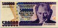 500000 лир (795) Турция 