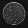 20 центов 1987 Маврикий