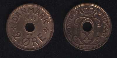 2 эре 1931 Дания