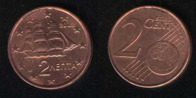 2 евроцента 2002 Греция