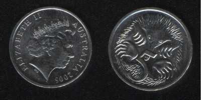 5 центов 2005 Австралия