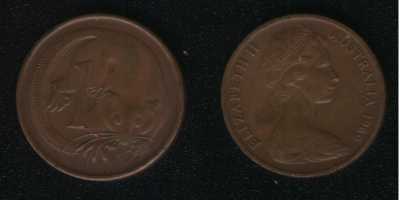 1 цент 1969 Австралия