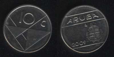 10 центов 2009 Аруба
