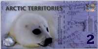 Арктические территории 2 доллара 2010 (059) Арктика 