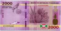 2000 франков 2018 Бурунди 