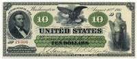 США 10 долларов 1861 (21316) копия (б)