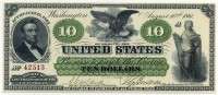 США 10 долларов 1861 (42513) копия (б)