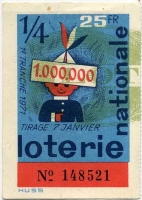 Люксембург Лотерея 1971 года!!! (б)
