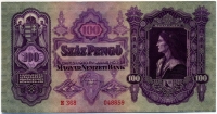 100 пенгё 1930 (859) Венгрия 