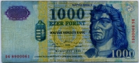 1000 форинтов 1998 (061) Венгрия 