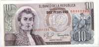 10 песо 1980 Колумбия 