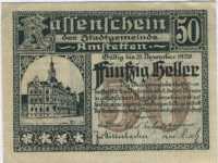 Нотгельд Австрия 50 геллеров 