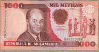 1000 метикал 1991 Мозамбик 