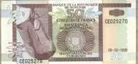 50 франков 1999 Бурунди