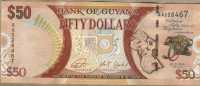 50 долларов 2016 (467) Гайана 
