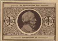 Нотгельд Германия Хайде (Heide) 1 марка 1921 (573) 