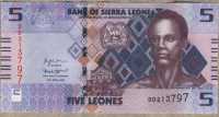 5 леоне 2021 Сьерра-Леоне 