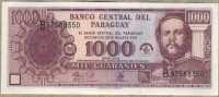 1000 гуарани 2002 Парагвай 