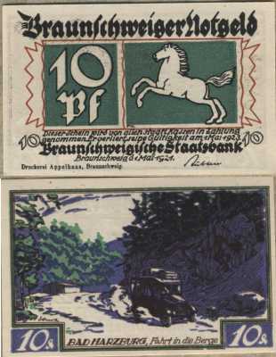   Braunschweiger 10  1921 . 
