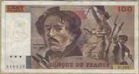 100 франков 1990 (428) Франция 
